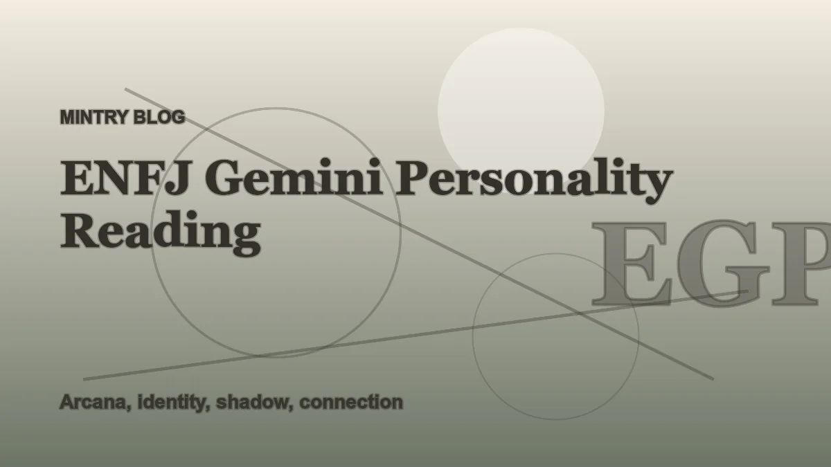 ENFJ Gemini: Complete Personality Reading header artwork