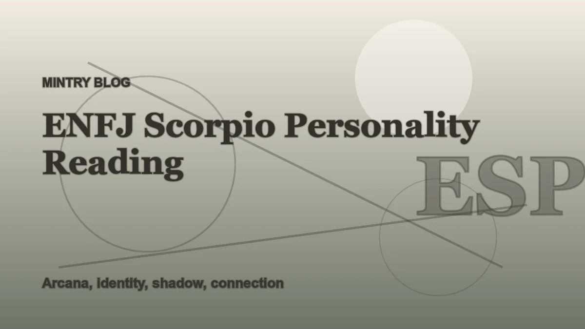 ENFJ Scorpio: Complete Personality Reading header artwork