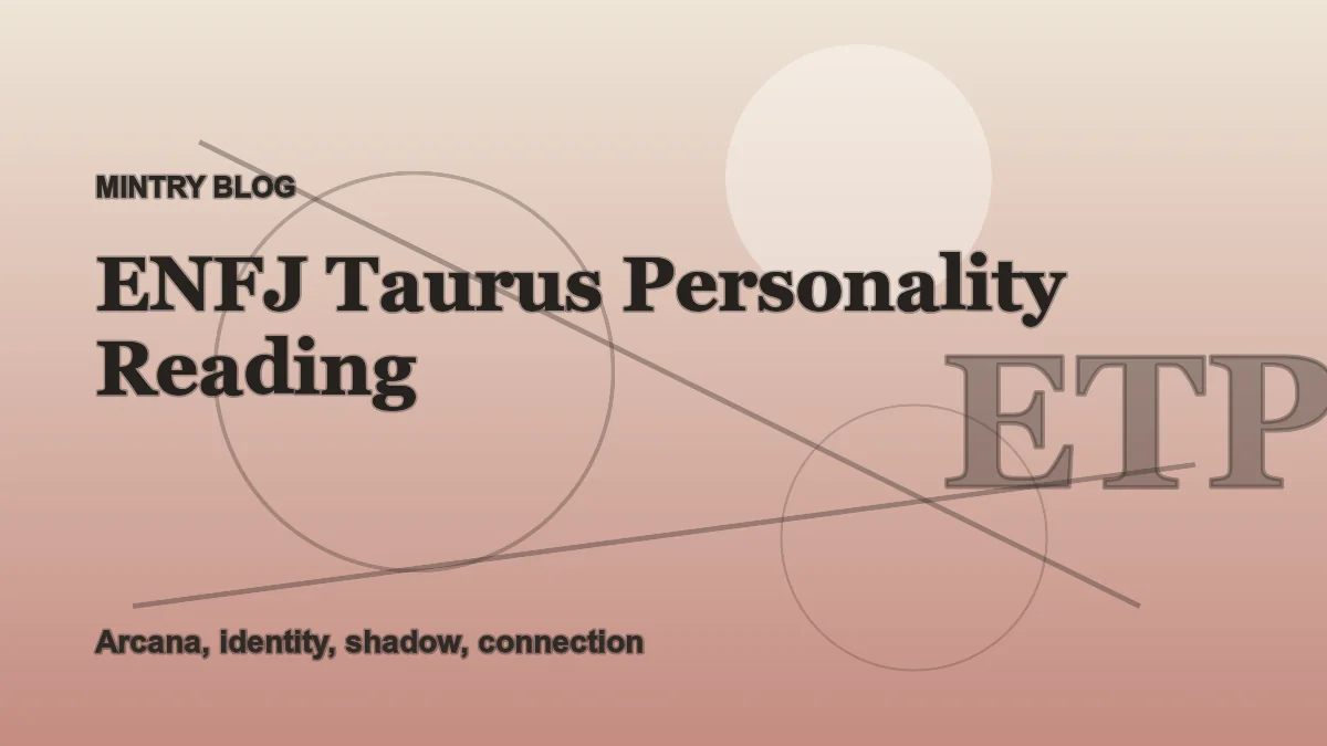 ENFJ Taurus: Complete Personality Reading header artwork