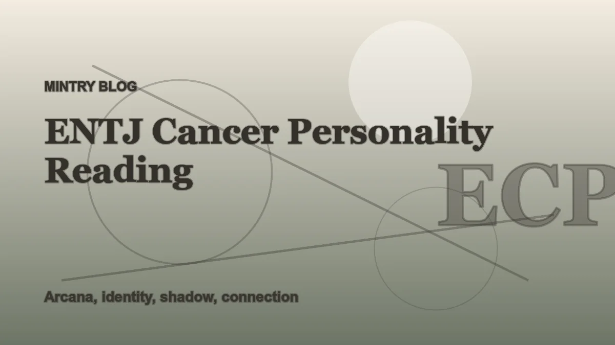 ENTJ Cancer: Complete Personality Reading header artwork