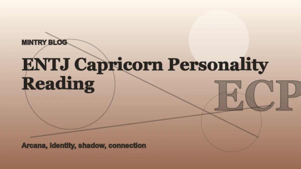 ENTJ Capricorn: Complete Personality Reading header artwork