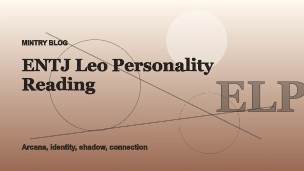 ENTJ Leo: Complete Personality Reading header artwork