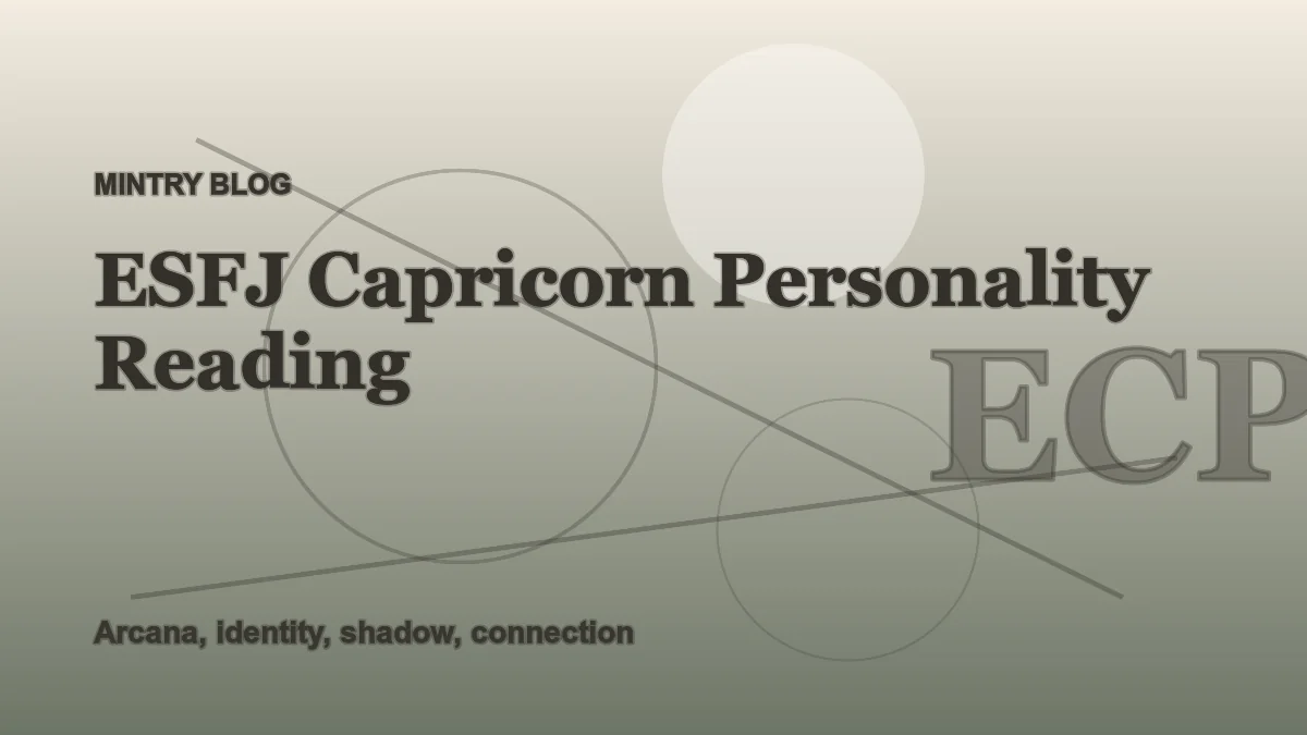 ESFJ Capricorn: Complete Personality Reading header artwork