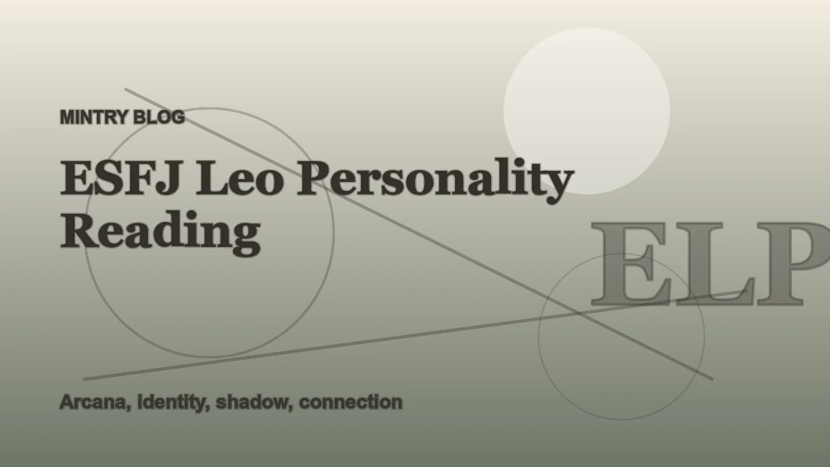 ESFJ Leo: Complete Personality Reading header artwork