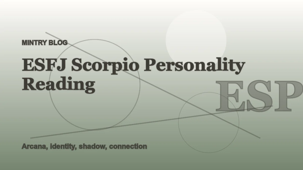 ESFJ Scorpio: Complete Personality Reading header artwork