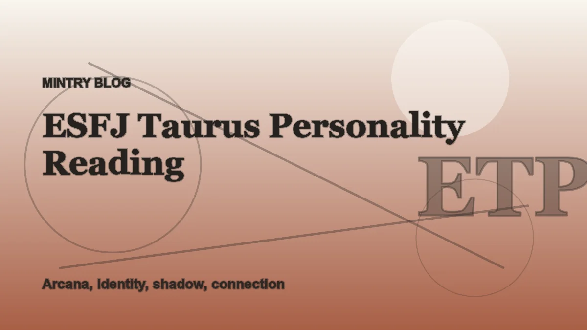 ESFJ Taurus: Complete Personality Reading header artwork