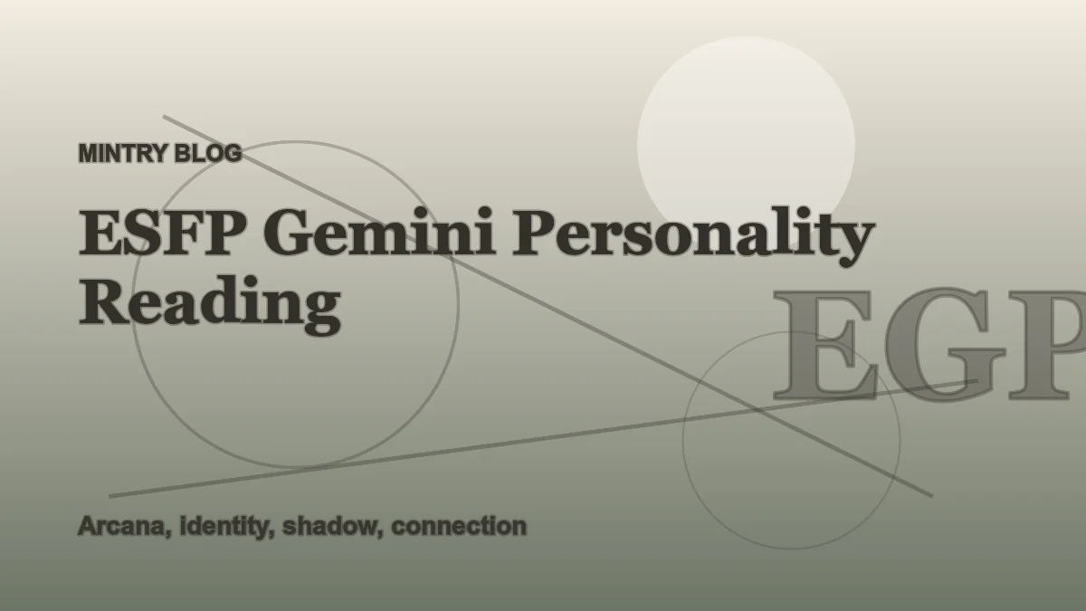 ESFP Gemini: Complete Personality Reading header artwork