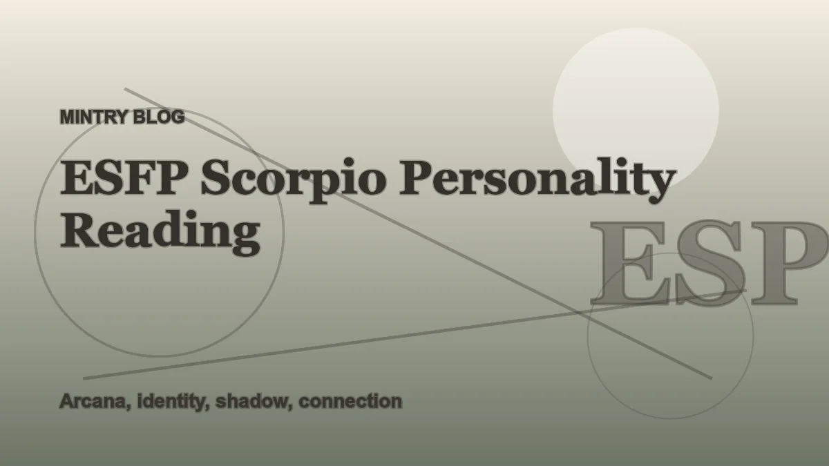 ESFP Scorpio: Complete Personality Reading header artwork