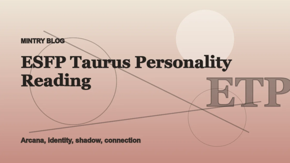 ESFP Taurus: Complete Personality Reading header artwork