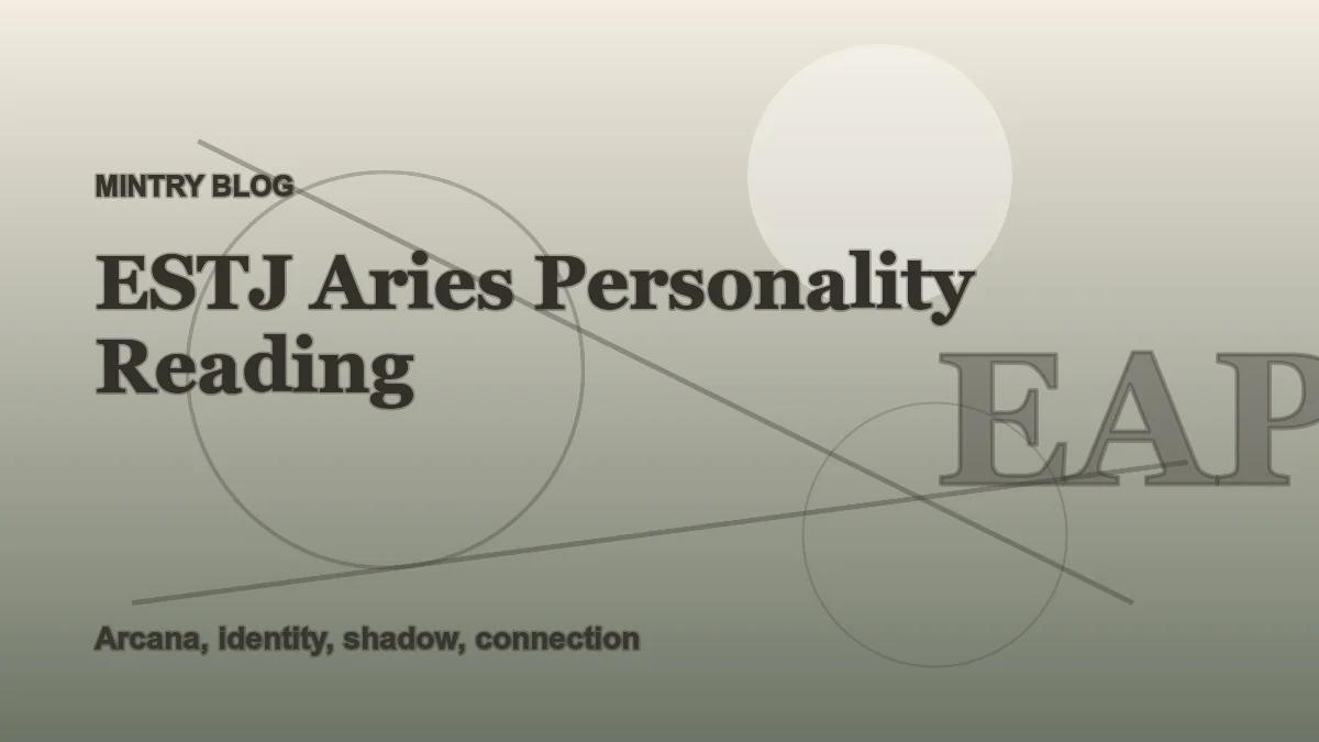 ESTJ Aries: Complete Personality Reading header artwork