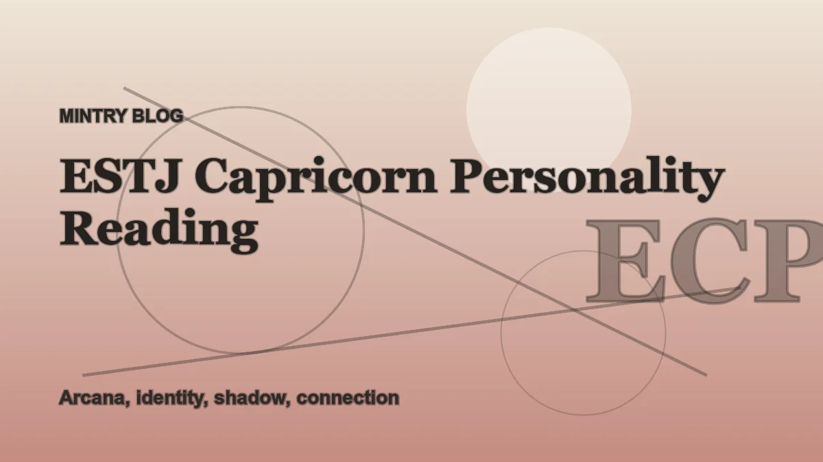 ESTJ Capricorn: Complete Personality Reading header artwork