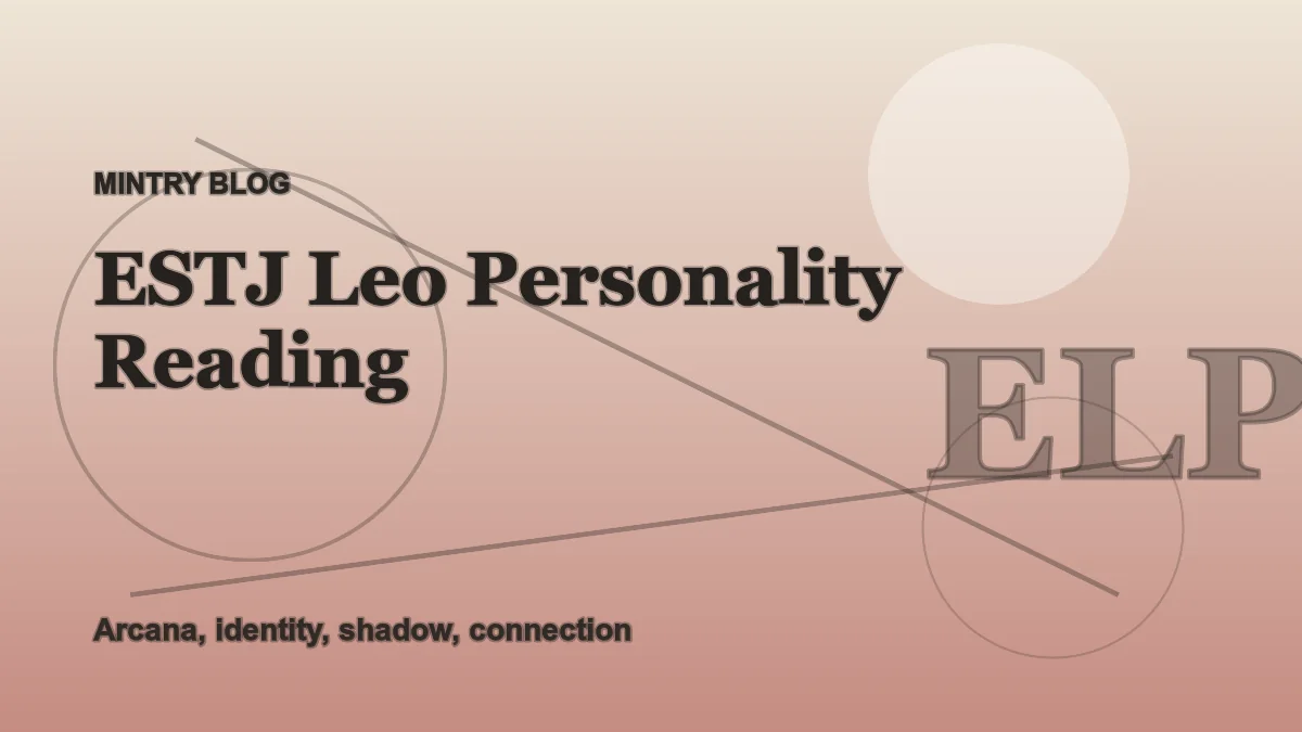ESTJ Leo: Complete Personality Reading header artwork