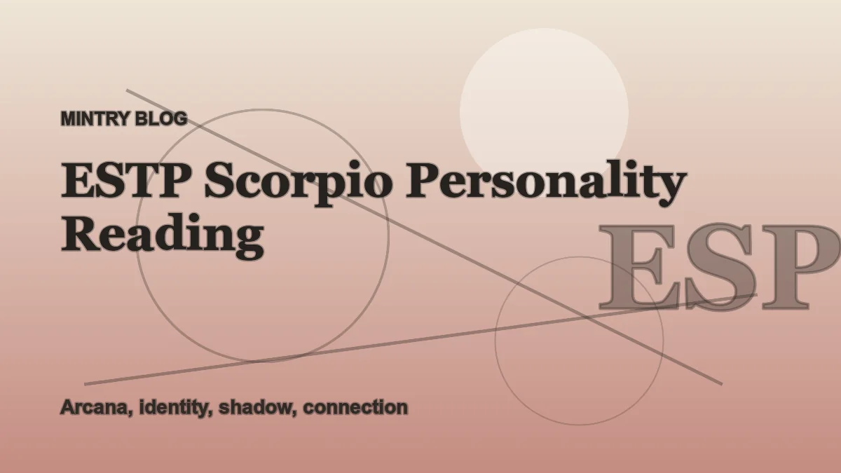 ESTP Scorpio: Complete Personality Reading header artwork