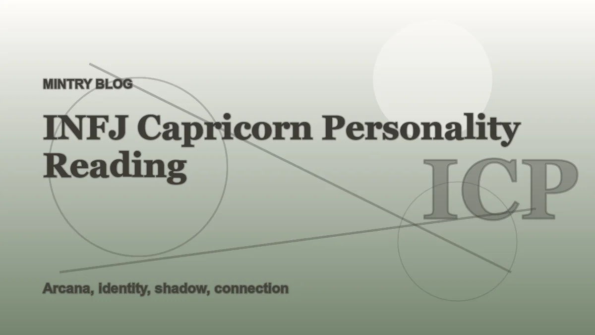 INFJ Capricorn: Complete Personality Reading header artwork