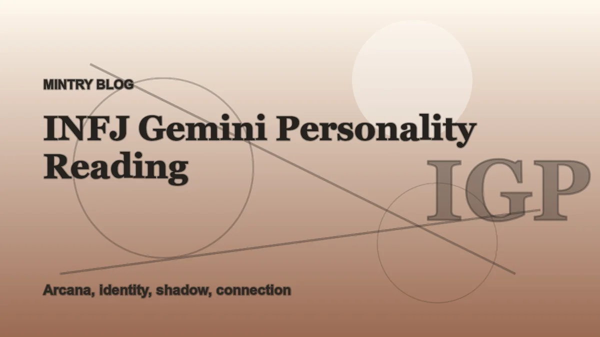 INFJ Gemini: Complete Personality Reading header artwork