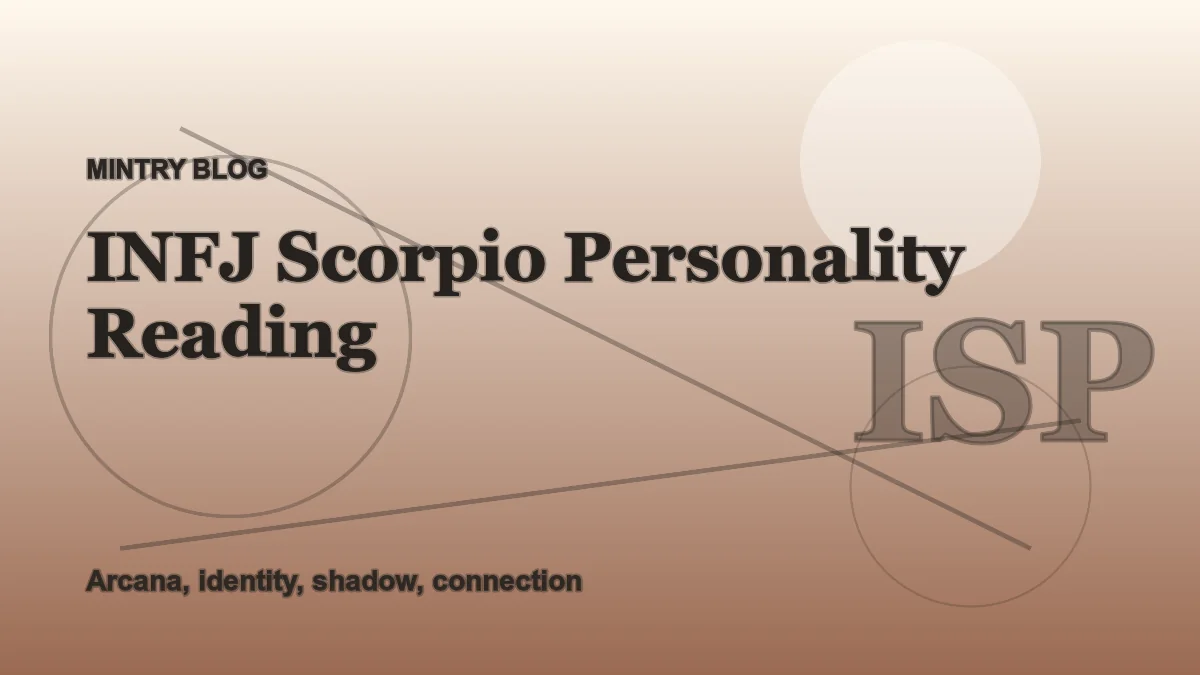 INFJ Scorpio: Complete Personality Reading header artwork