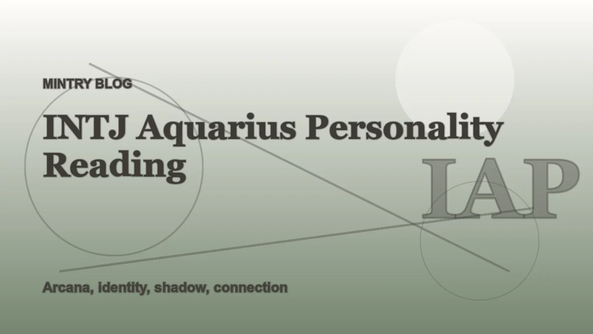 INTJ Aquarius: Complete Personality Reading header artwork