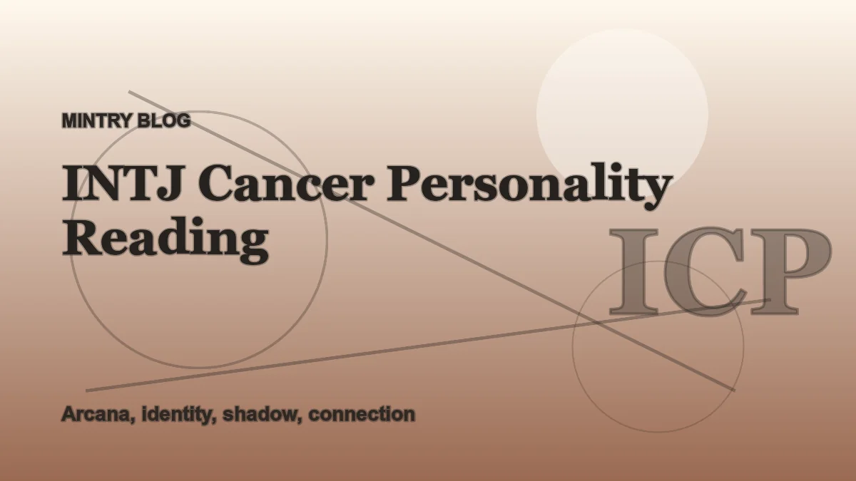 INTJ Cancer: Complete Personality Reading header artwork