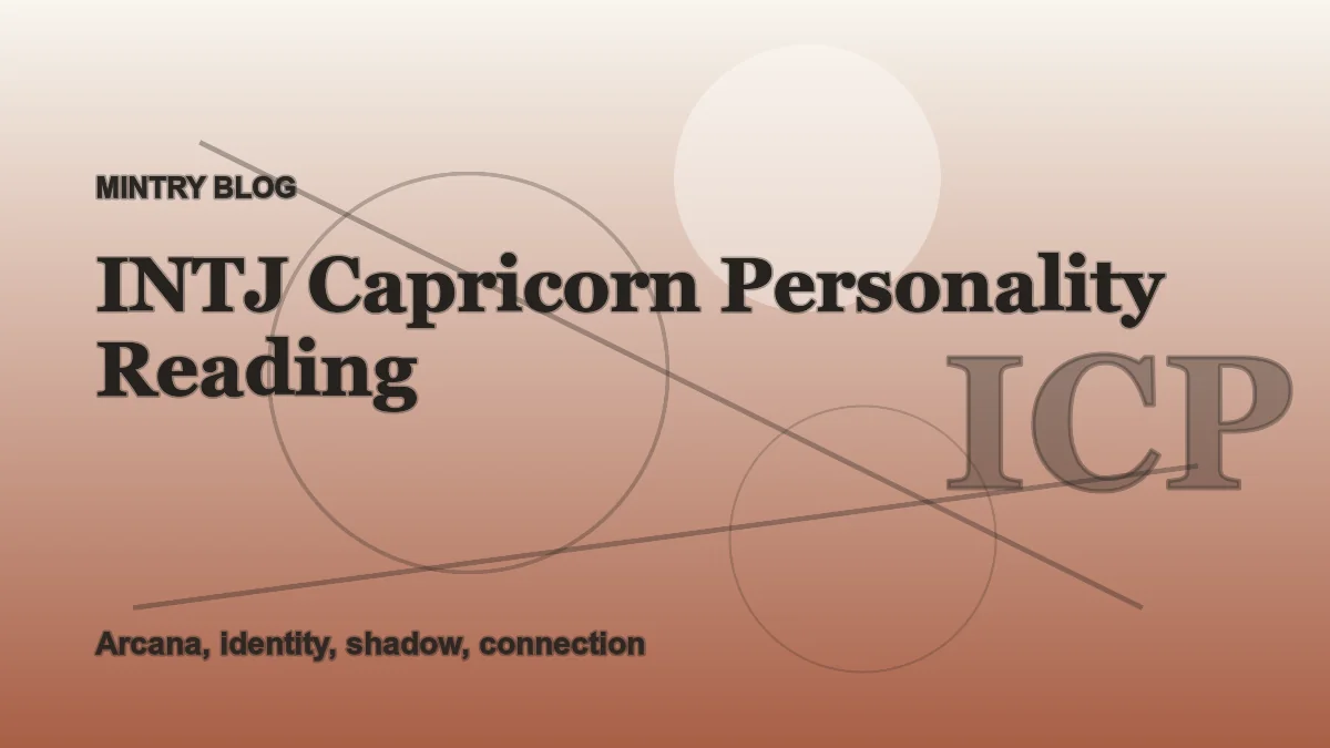 INTJ Capricorn: Complete Personality Reading header artwork