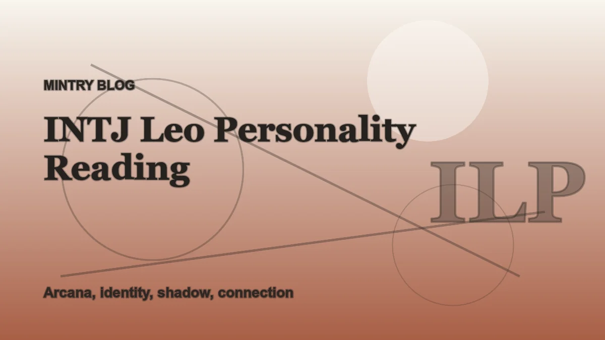 INTJ Leo: Complete Personality Reading header artwork