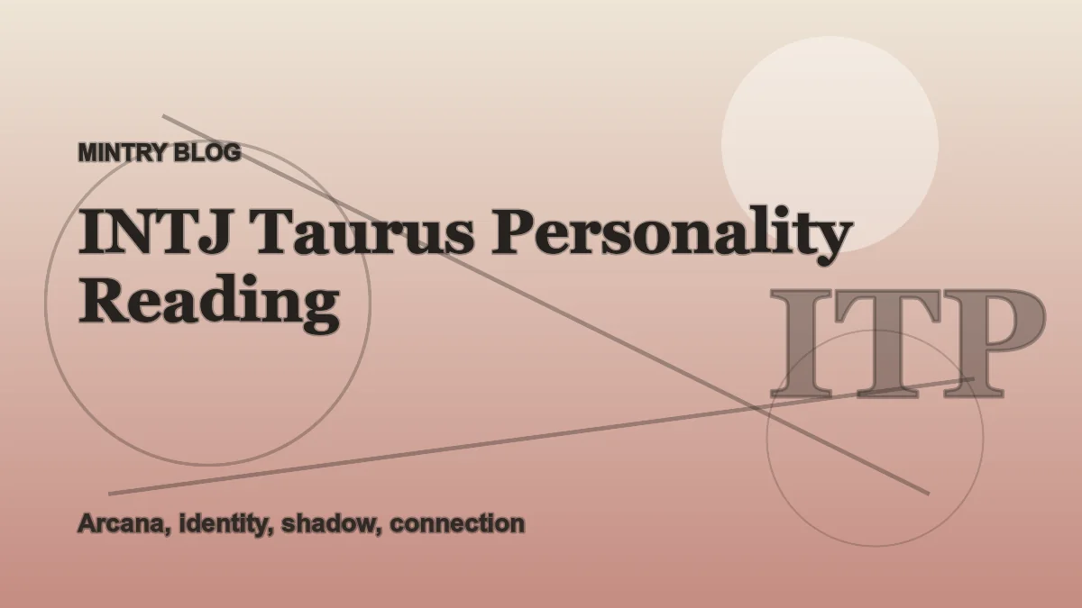 INTJ Taurus: Complete Personality Reading header artwork