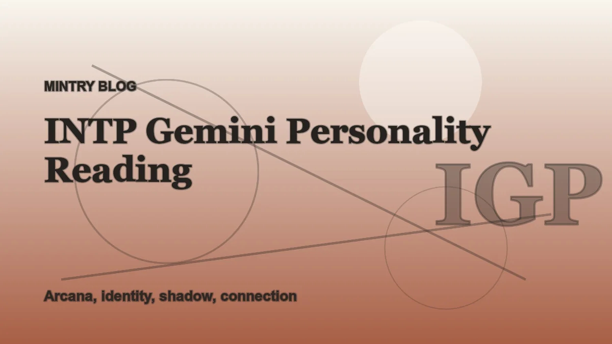 INTP Gemini: Complete Personality Reading header artwork