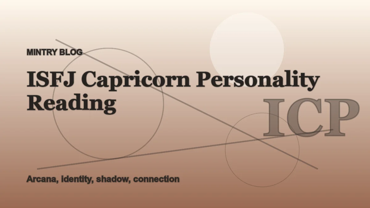 ISFJ Capricorn: Complete Personality Reading header artwork
