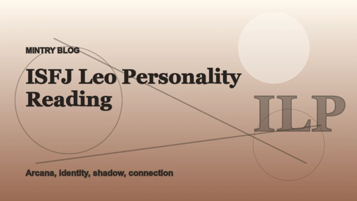 ISFJ Leo: Complete Personality Reading header artwork
