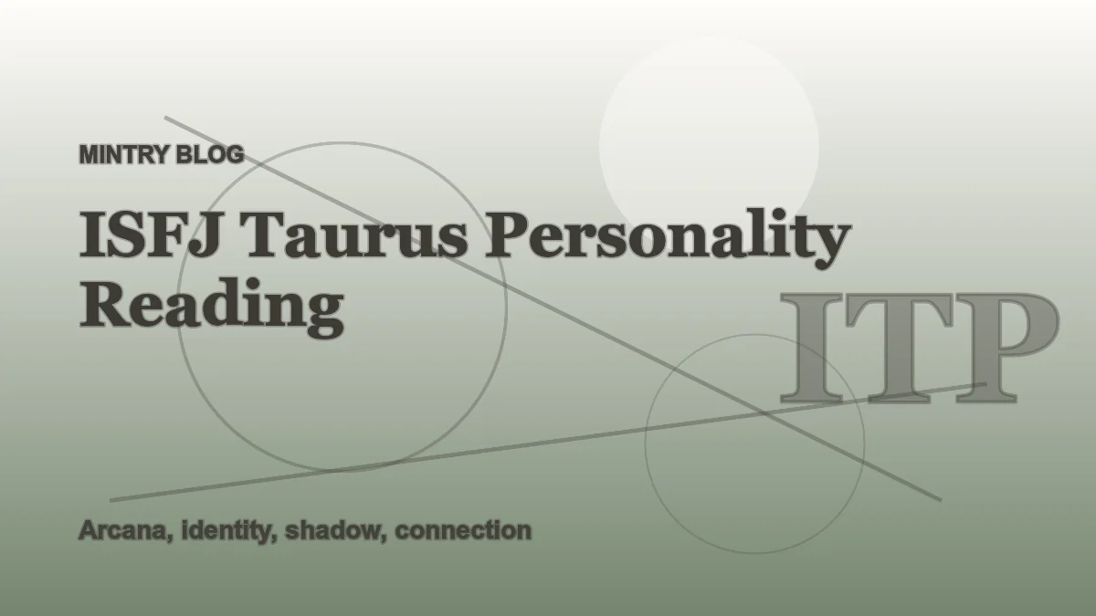 ISFJ Taurus: Complete Personality Reading header artwork