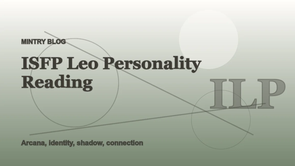 ISFP Leo: Complete Personality Reading header artwork