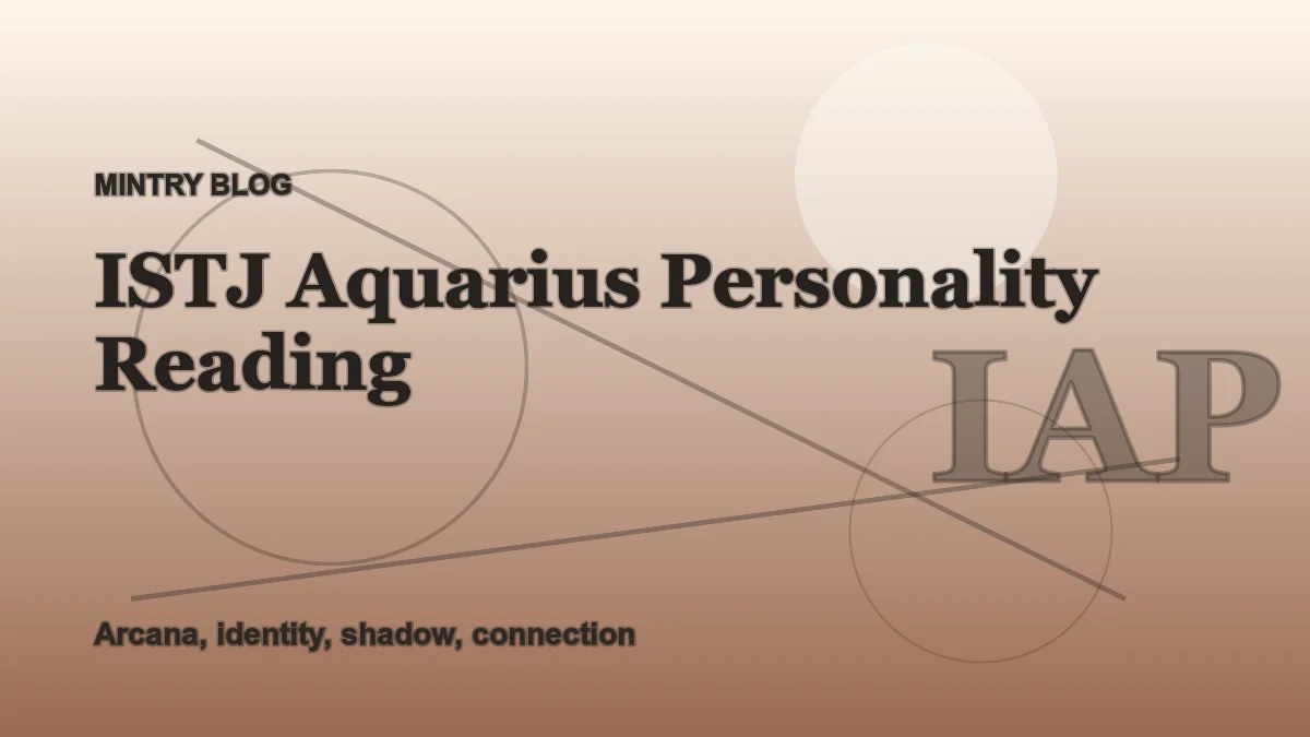 ISTJ Aquarius: Complete Personality Reading header artwork