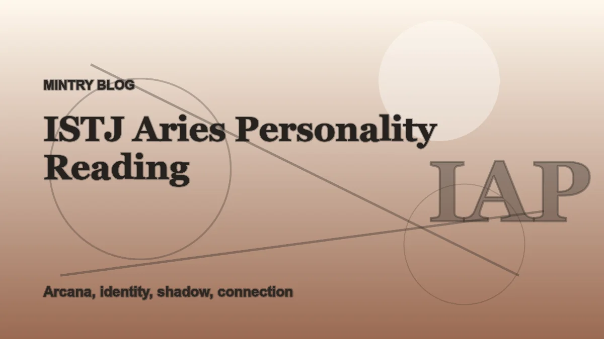 ISTJ Aries: Complete Personality Reading header artwork