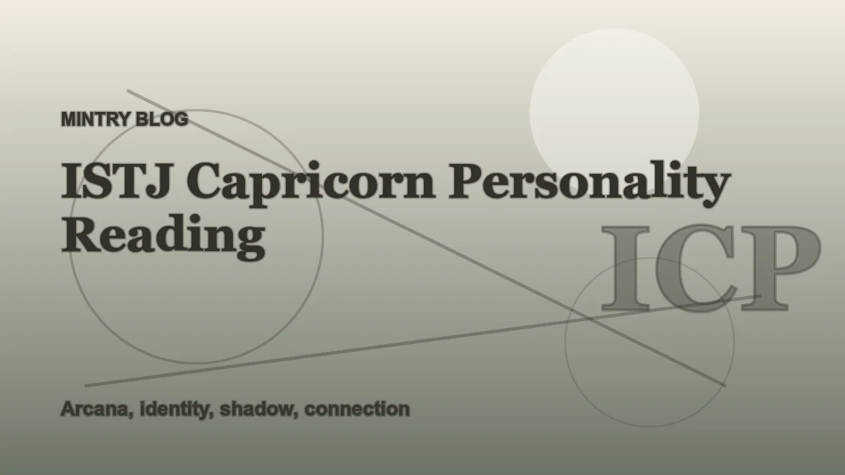ISTJ Capricorn: Complete Personality Reading header artwork