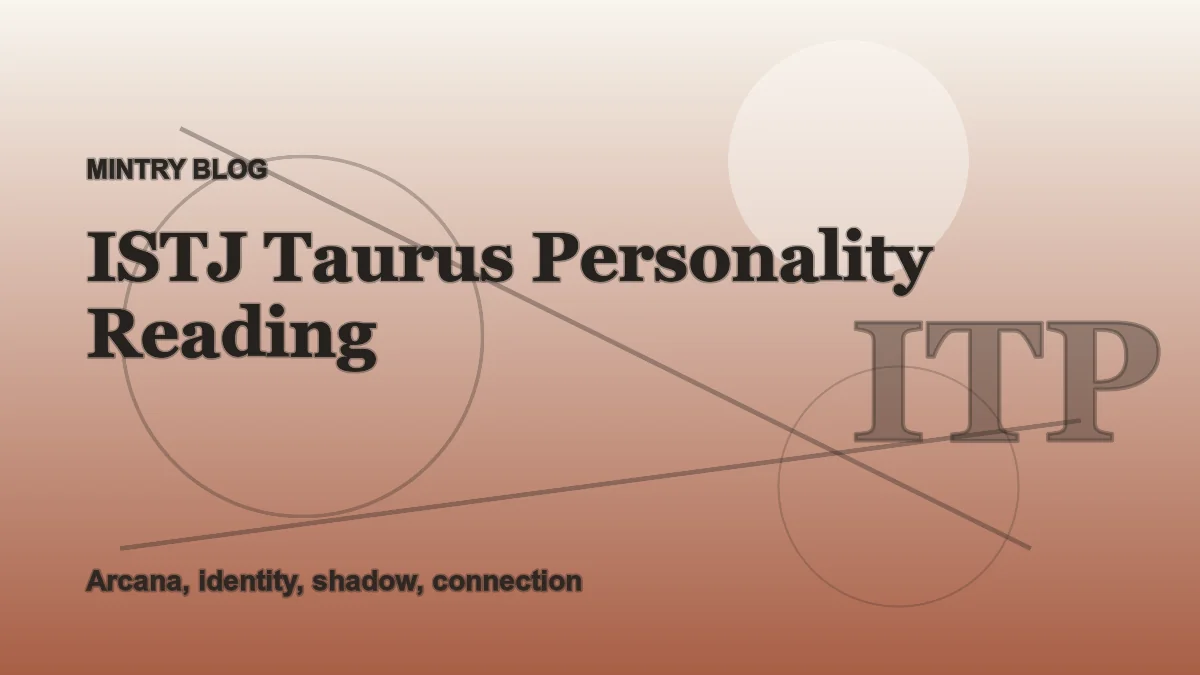 ISTJ Taurus: Complete Personality Reading header artwork
