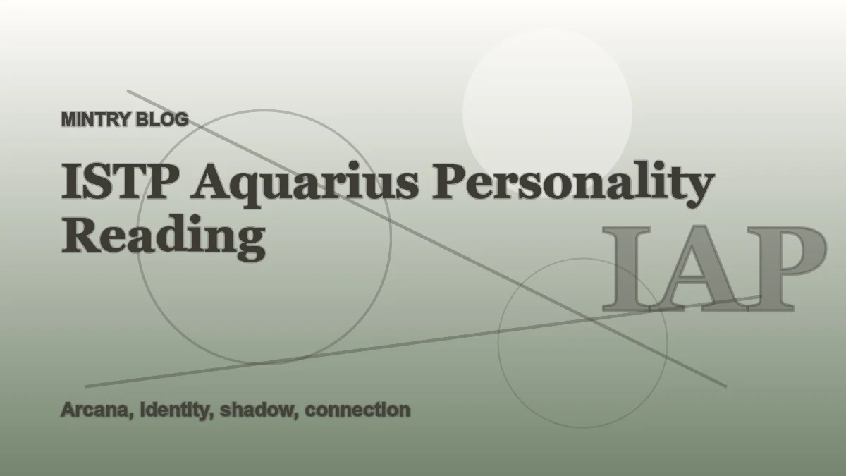 ISTP Aquarius: Complete Personality Reading header artwork