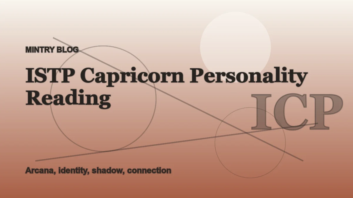 ISTP Capricorn: Complete Personality Reading header artwork