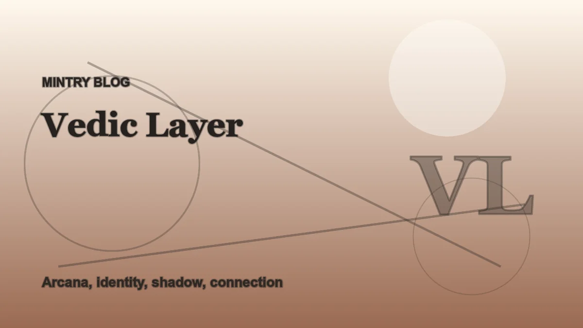 The Vedic Layer in Mintry header artwork